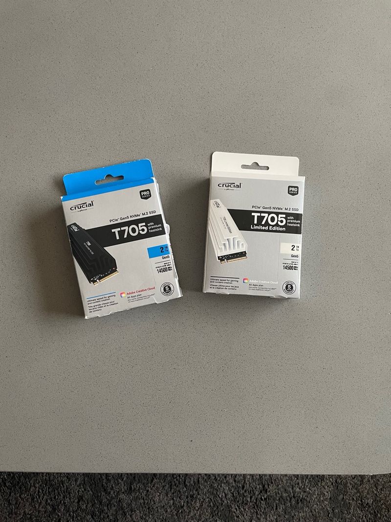 Crucial T705 SSD 2TB Gen5 Edición Limitada