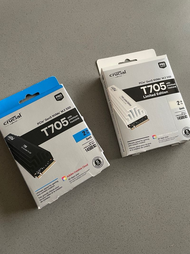 Crucial T705 SSD 2TB Gen5 Edición Limitada afbeelding 2
