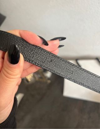 Cintura Dolce & Gabbana Nera Fibbia Oro