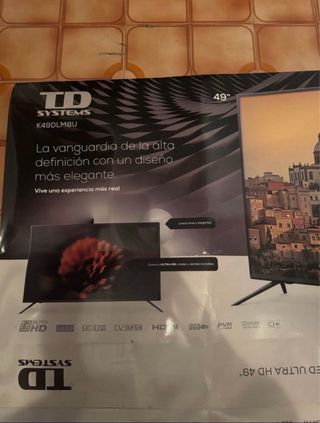 Televisión TD SYSTEMS 49” full HD