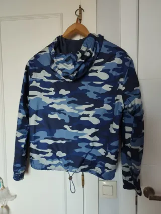 Chaqueta militar azul