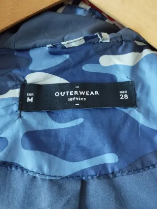 Chaqueta militar azul