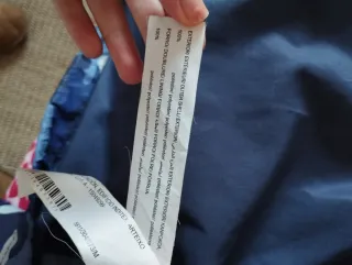 Chaqueta militar azul