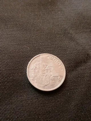 Peseta 2001 Aluminio Juan Carlos I