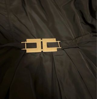 Parka Elisabetta Franchi nera taglia 46