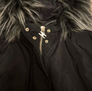 Parka Elisabetta Franchi nera taglia 46