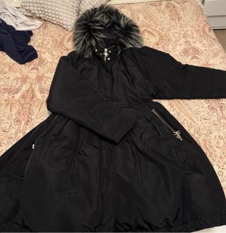 Parka Elisabetta Franchi nera taglia 46