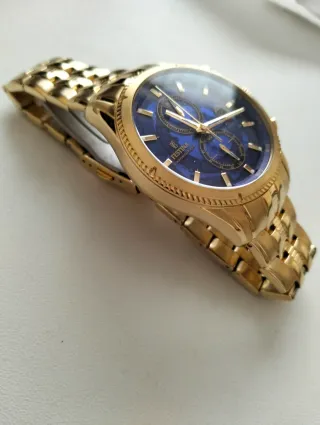Reloj Festina Cronógrafo Hombre Azul Dorado