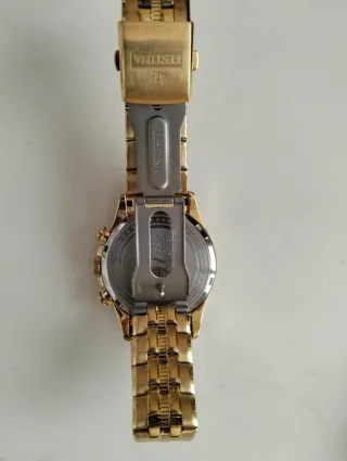 Reloj Festina Cronógrafo Hombre Azul Dorado