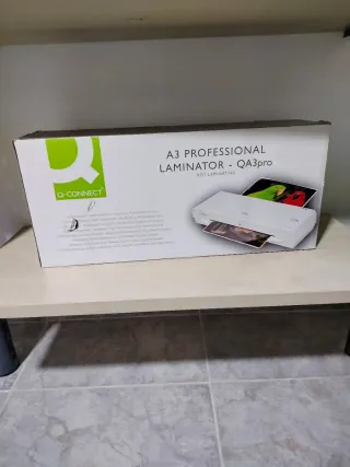 Plastificadora A3 Q-Connect Nueva Caja