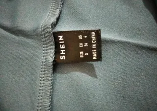 Gonna premaman lunga blu petrolio taglia s