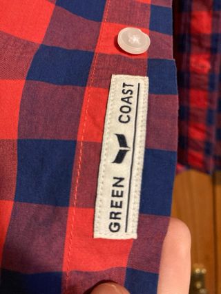 Camisa cuadros GREEN COAST