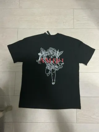 Camiseta Amiri Negra con Estampado