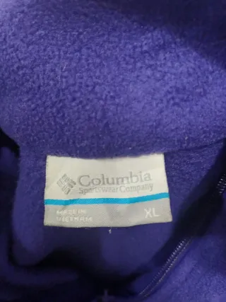 Forro polar Columbia morado mujer