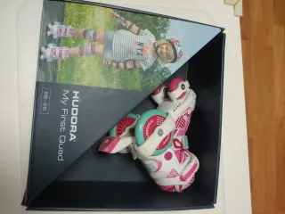 Patines Hudora rosas y blancos talla 26-29