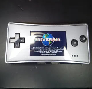 Game Boy Micro Nintendo Argento