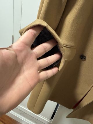 Abrigo El Ganso Beige. Nuevo