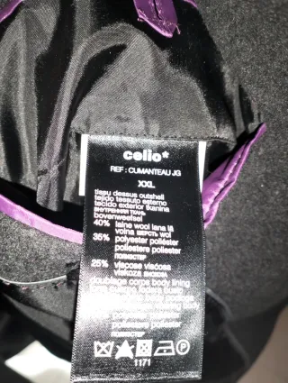 Cappotto Celio Taglia XXL