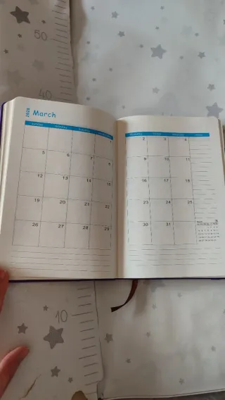 Agenda planning 2 años 2026-2028 morada