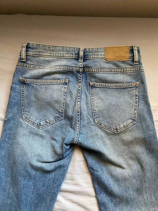 Pantalón skinny azul Celio