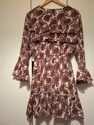 Vestido estampado floral talla M