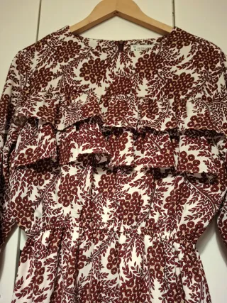 Vestido estampado floral talla M