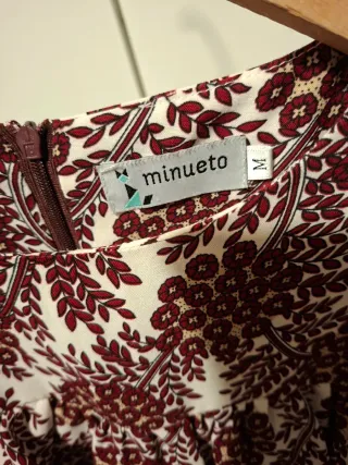 Vestido estampado floral talla M