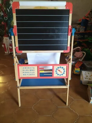 Pizarra infantil doble cara