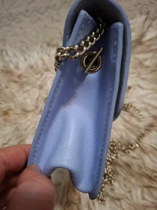 Bolso Furla azul y dorado