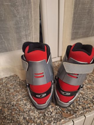 Scarpe per sci di fondo Salomon neri rossi