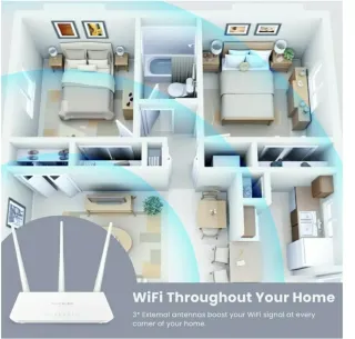 Router Tenda Blanco 3 Antenas