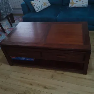 Mesa de centro madera salón Banak