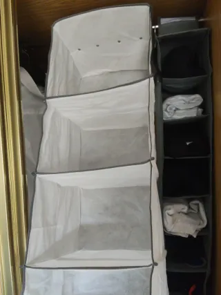 Colgador de tela 6 compartimentos