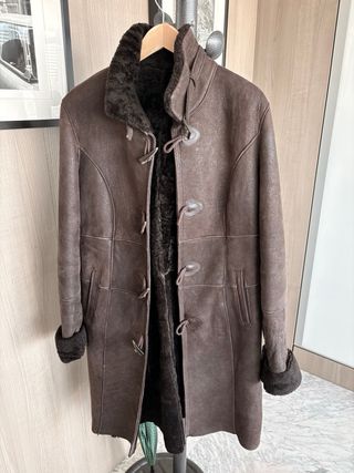 Abrigo Piel Doble Faz Marrón