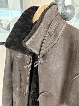 Abrigo Piel Doble Faz Marrón