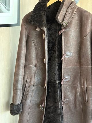 Abrigo Piel Doble Faz Marrón