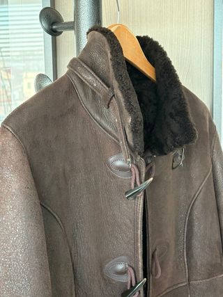 Abrigo Piel Doble Faz Marrón