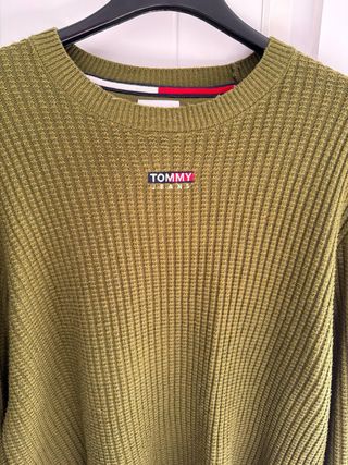 Jersey Tommy Jeans Verde Oliva