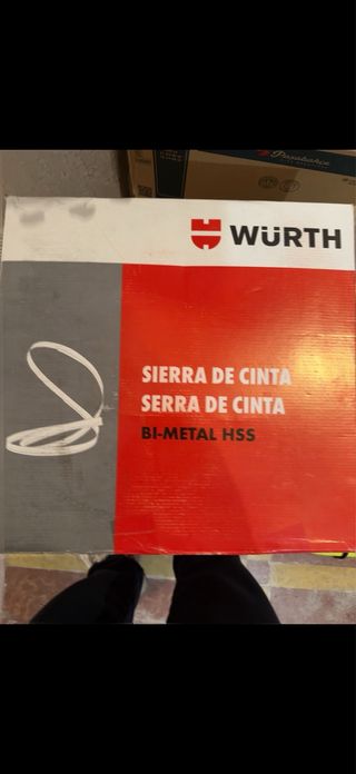Sierra de cinta Bimetal HSS Würth