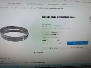 Sierra de cinta Bimetal HSS Würth