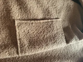 Abrigo borrego camel