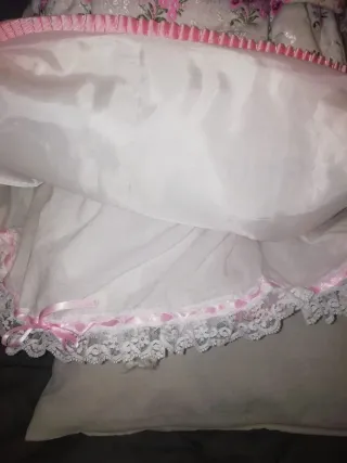 Traje fallera niña con zapatos y capota