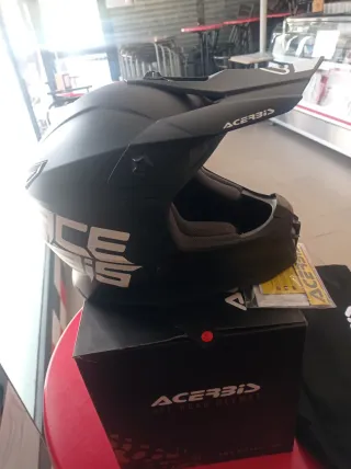 Casco Moto Acerbis Junior Negro