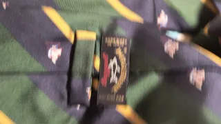 Corbata Paul & Shark Rayas Pajaritos