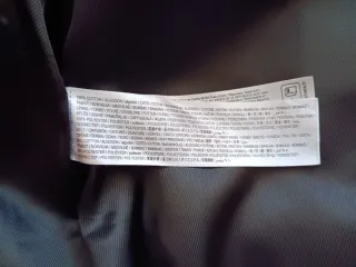 Gabardina Mango Negra Talla L