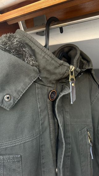 Abrigo de invierno verde