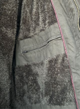 Abrigo de invierno verde