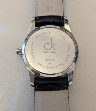 Orologio Calvin Klein Quarzo Nero Argento