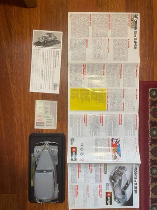 Modellino Burago Citroën 15cv TA (1938)