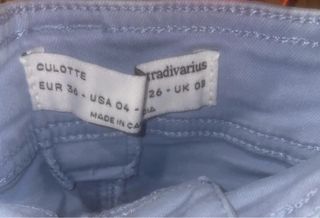 Pantalón ancho azul